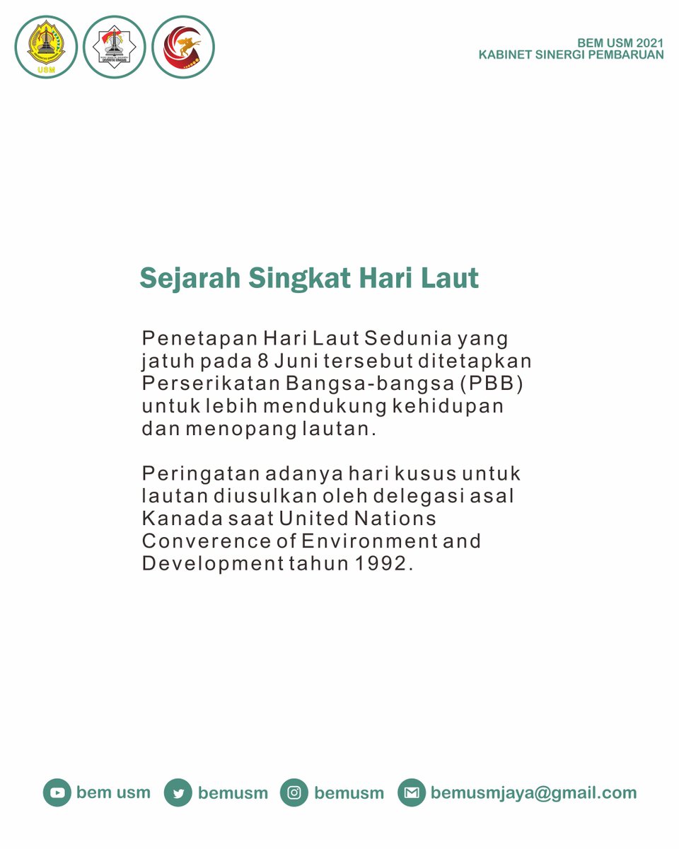 Selamat Hari Laut Seduinia

instagram.com/p/CP25djAFM-5/…