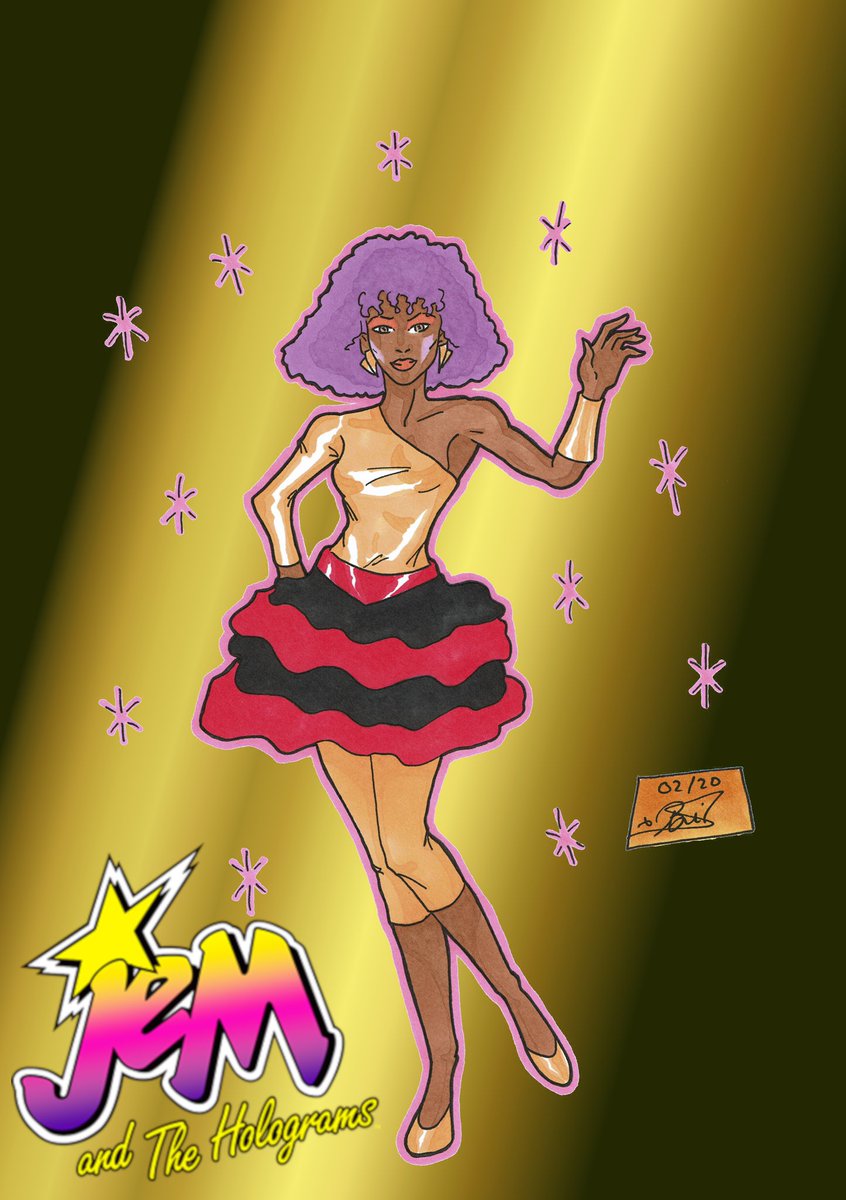 GregoryBui's tweet photo. Fanart de Shana de Jem et les Holograms fait l’année dernière et dont j’ai retravaillé les couleurs et le fond
#fanart #jemandtheholograms #promarker #gregorybui #clairefontainepaper #gimp #80s #girlpower #misoc #cartoon #unipin https://t.co/obpZODQhzj