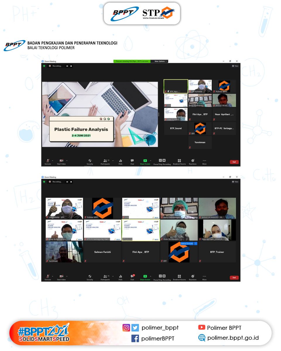polimer_bppt's tweet image. Semoga training ini dapat memberikan manfaat dan pengetahuan lebih terkait failure analysis pada plastik.
Sampai jumpa pada event training kami selanjutnya.

#balaiteknologipolimer
#BTPBetterSmarterFaster
#bppt_ri 
#BPPTSolidSmartSpeed