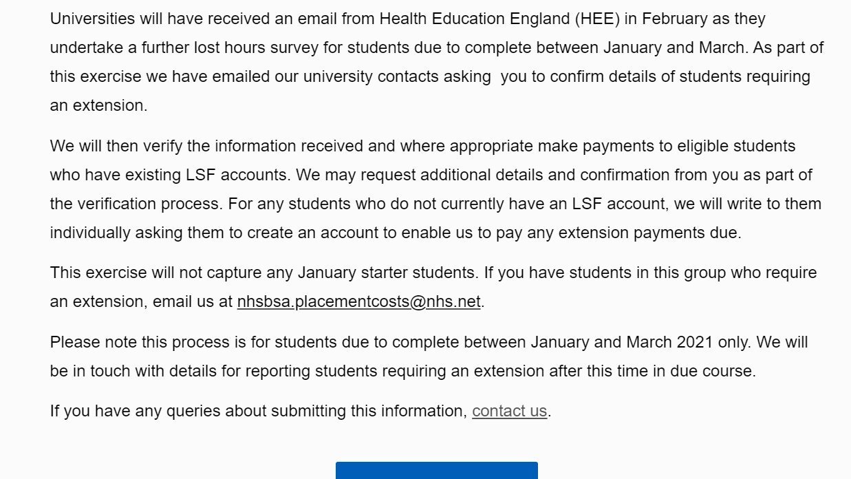 Nqn Joy Rn Bsc Final Yr Students Who Supported Nhs Pandemic Crisis Amp Those On Theory Unviersities Are Advising Students To Take Out More Student Loans To Extend Placement Make