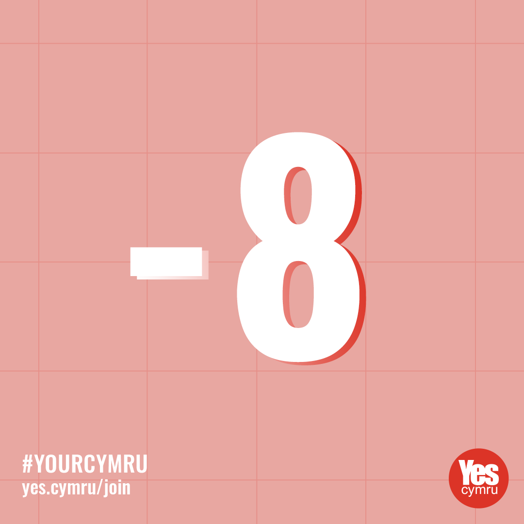 That's the number of Welsh MPs that are being cut at Westminster. Down from 40 to 32. 8 less voices ready to support Wales in Westminster. #YourCymru #annibyniaeth #Independence #westminsterisntworking