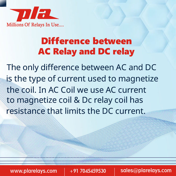 PlaRelays's tweet photo. What is difference between AC Relays And DC Relays?

https://t.co/1LniZABUdd
sales@plarelays.com
#plarelays #pluguinrelay #reedrelay #sip #dip #contact #configuration #Ac #Dc #mccp #lpr60 #lpr #reedrelay #electric #electricalmarket #automotive #pcbmountrelay #powerrelay https://t.co/iT0pz69QUS