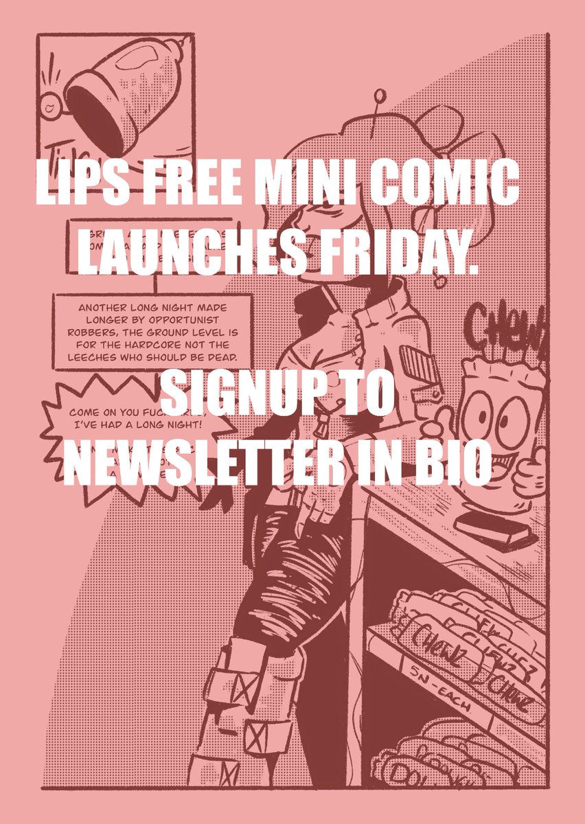 mrforpe's tweet photo. My next FREE mini comic is launching Friday. You can use the links in the bio to signup to my newsletter and not miss out.
#minicomics #comix #minicomix #undergroundcomics #alternativecomics #indiecomics #smallpress #outlawcomics https://t.co/rtzmvzuo2I