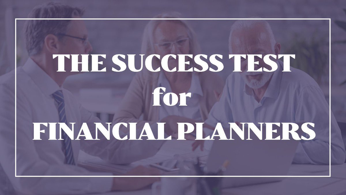 Take this free test to see how your work compares to competitors and what you could be doing next to improve your results as a Financial Planner.