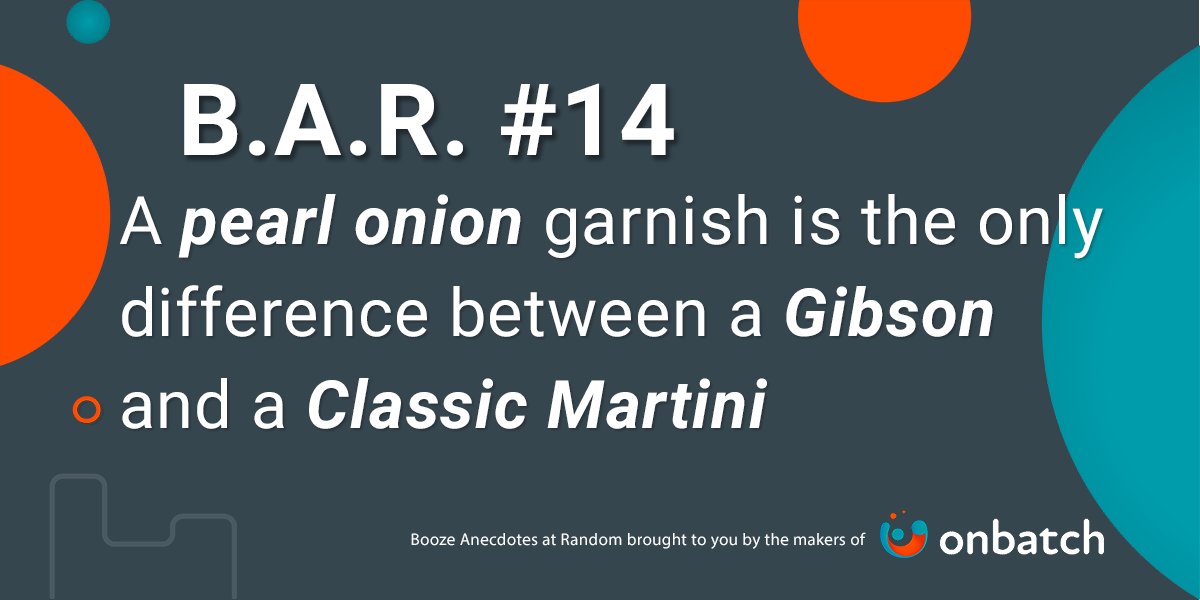 OnBatch's tweet image. Do you do prefer a gin or vodka martini? 

#craftspirits #distillery #distillerysoftware