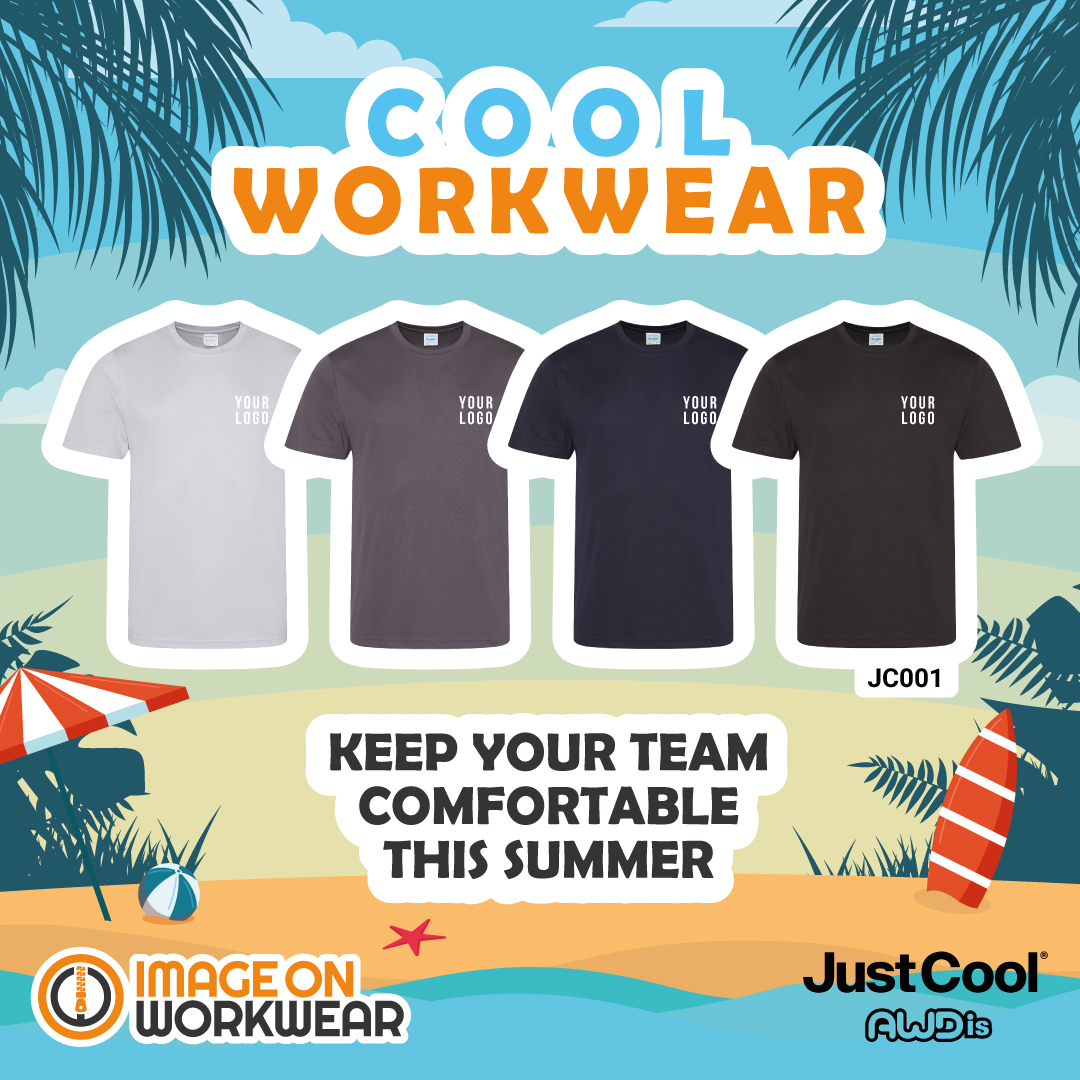 No need to suffer in the heat with AWDis Brands
JC001 100% polyester T Shirts
Wicking draws sweat from the body keeps your team cool. UPF 40+ UV protection from the sun.
Printed or embroidered with a choice of 42 colours, the summer just got even brighter.
lnkd.in/dUngkSS