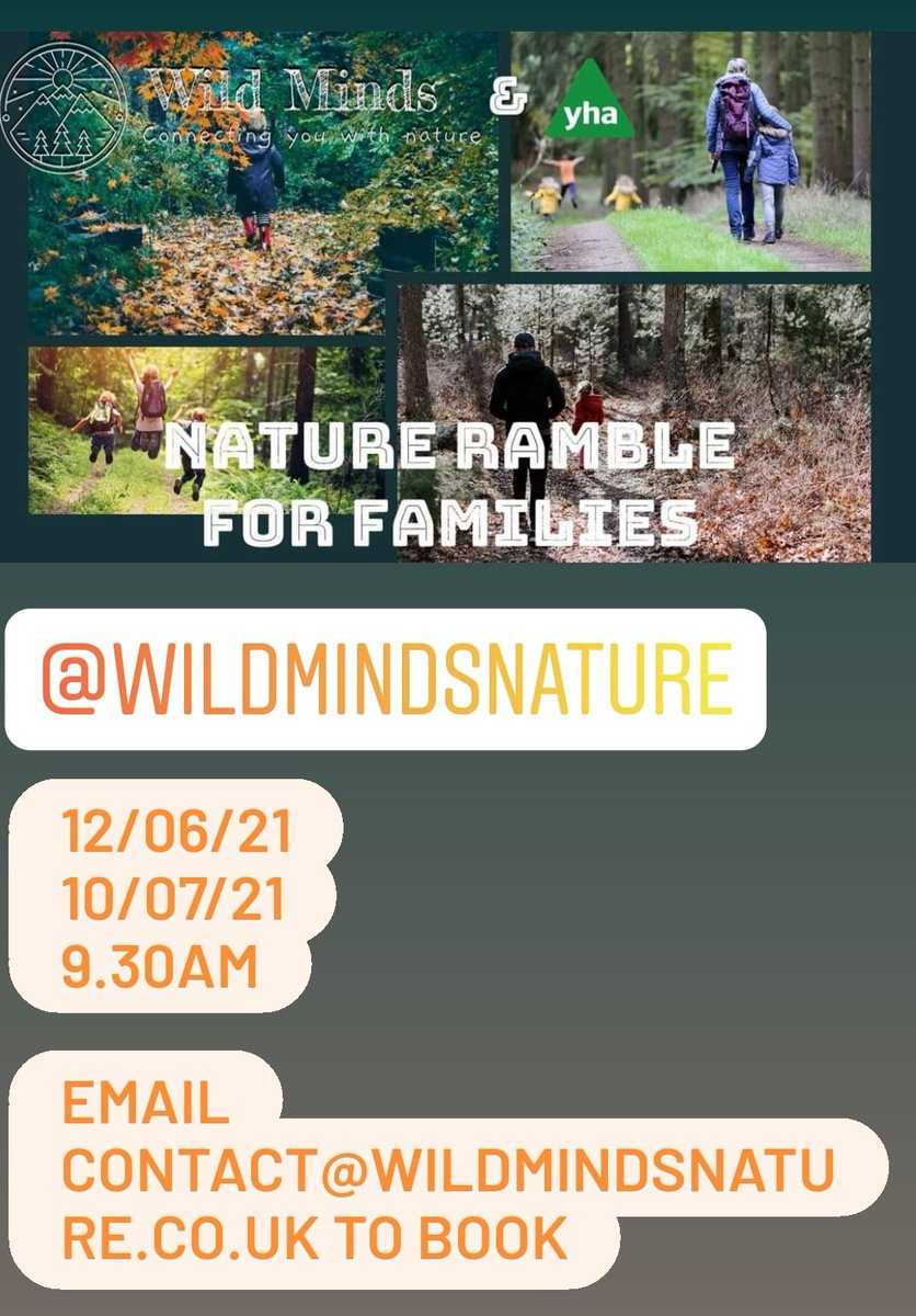 Don't forget to book yourself on the Wild Minds sessions this weekend and enjoy the nature of the National Forest in a mindful way 🌳🌲🌳

@WildMindsNature 
<a href="/NatForestCo/">The National Forest</a> 
<a href="/nwlhealth/">NW Leics Health and Wellbeing Team</a> 
<a href="/NWLeics/">NWL District Council</a>
