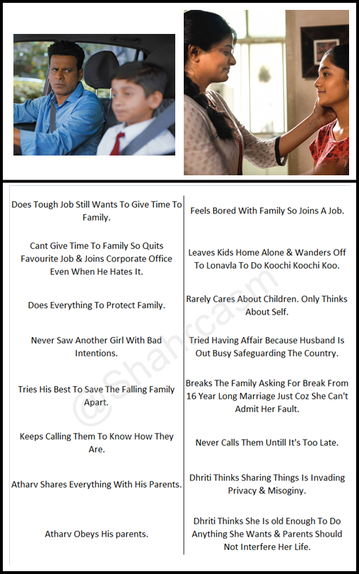 Shahrcasm's tweet photo. Reason Why The Show Is Called #TheFamilyMan &amp; Not The Family Woman !! https://t.co/aZRmsjZ4v5