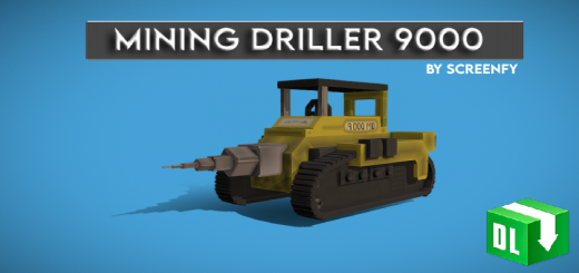 MCPEDL's tweet photo. The Mining Driller 9000 - Addon - https://t.co/gugS8pY1H3 - By @ihatescreenfy https://t.co/NbrPVn6gRQ