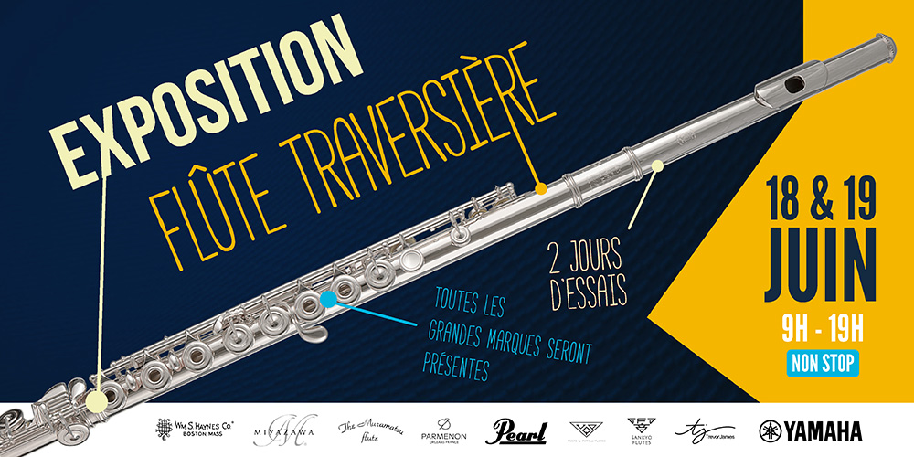 BertetMusique's tweet photo. #expo Flûte traversière les 18 &amp; 19 juin : Toutes les grandes marques seront là ! 
➡️Venez vous faire plaisir et essayer la cinquantaine de flûtes présentes au magasin. #YAMAHA #muramatsu #parmenon #windinstrument #flute #essai https://t.co/XOnx2uZkLc