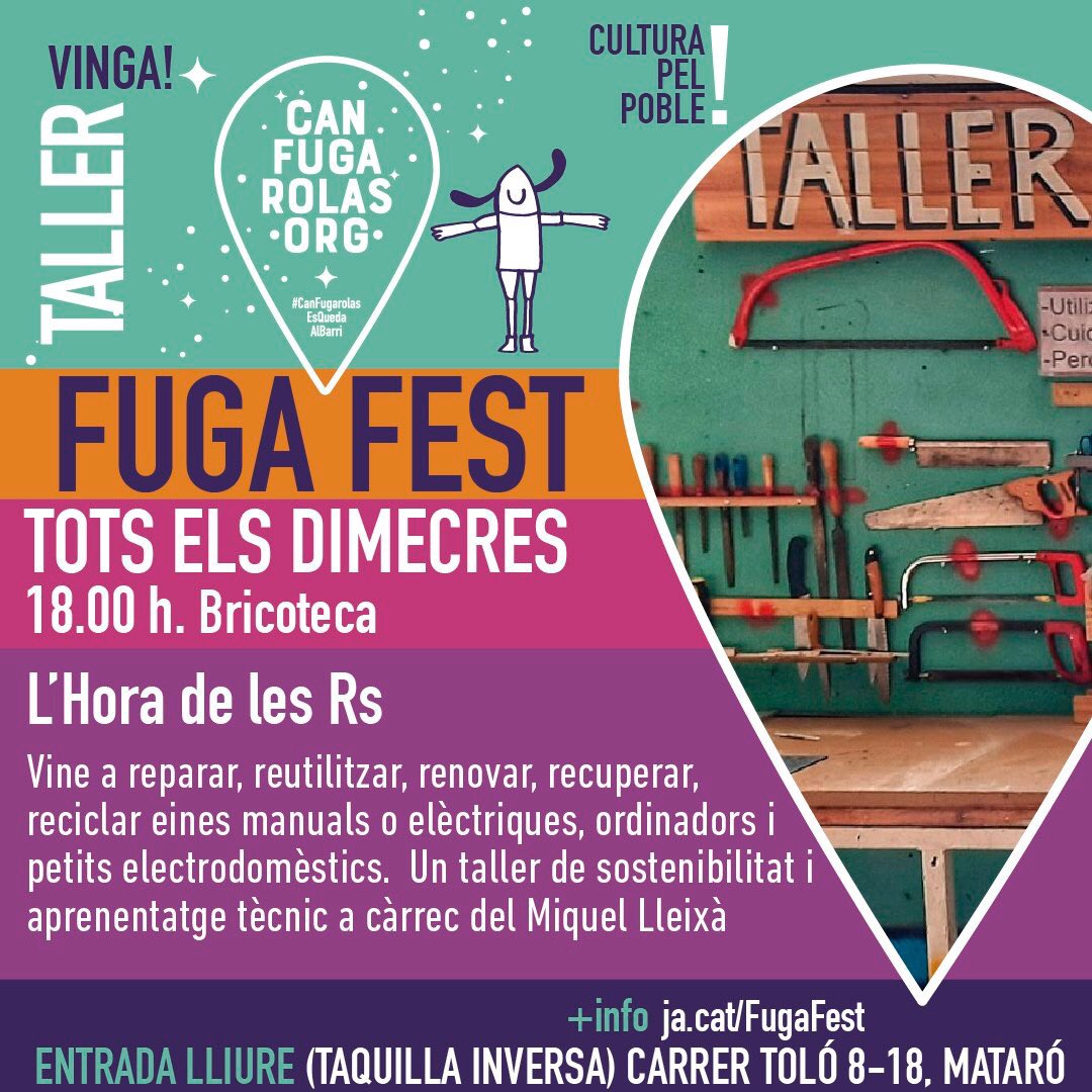 canfugarolas's tweet photo. La programació del #FugaFest d’aquesta setmana 🤩🎉 https://t.co/WEBven03v1
