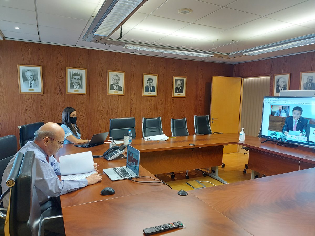 It is with great pleasure I adressed  the virtual Forum: Commemorating the 50th Anniversary of #China - #Cyprus Diplomatic Relations, co - organized by the Embassy of China and the <a href="/EuropeanUniCy/">EUC</a> <a href="/AmbassadorLiu/">AmbassadorLiu</a>