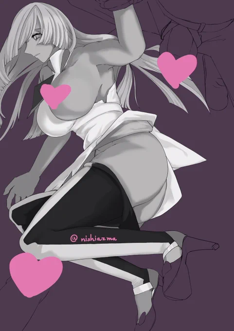 🔞[NSFW]ルザミーネ様の途中経過ー。描くキャラ偏ってたので初描きですわ。 
