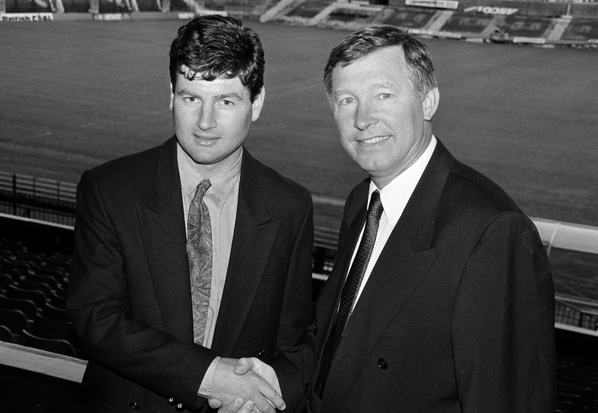 ManUtd's tweet photo. It's 3️⃣1️⃣ years since Denis Irwin became a Red 🔴

United legend. Simple as that.

#MUFC #OnThisDay https://t.co/SigFxV9cgp