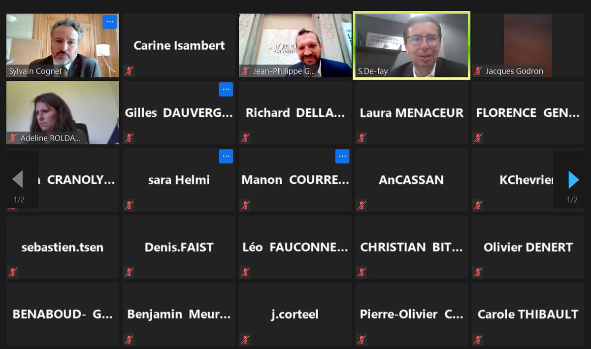 Merci à <a href="/de_Fay_Stephan/">Stéphan de Fay</a>, directeur général de <a href="/gpamenagement/">gpamenagement</a> qui inaugure ce matin la série de « Rendez-vous métropolitain du Forum ». Des échanges de grande qualité avec nos adhérents sur les problématiques d’aménagement en <a href="/iledefrance/">Région Île-de-France</a>