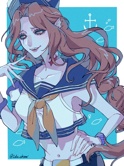 水兵グレイスちゃん°・🐠
#第五人格イラスト #identityVイラスト 