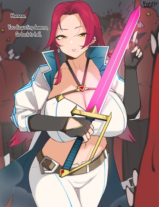 female knight😊💦💦 