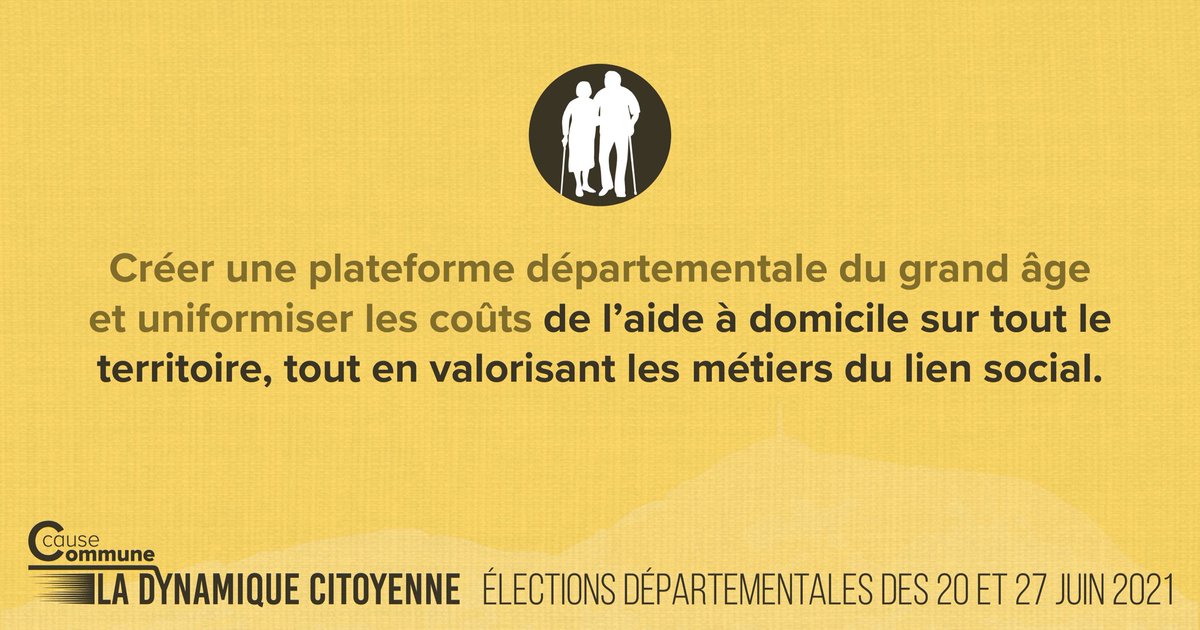 cause_commune's tweet photo. 👵🏼 Dans notre département, les moyens déployés doivent répondre à l’accroissement du nombre de nos ainés afin de leur garantir à tous le droit de vivre dignement. https://t.co/YSQmQlUaqV