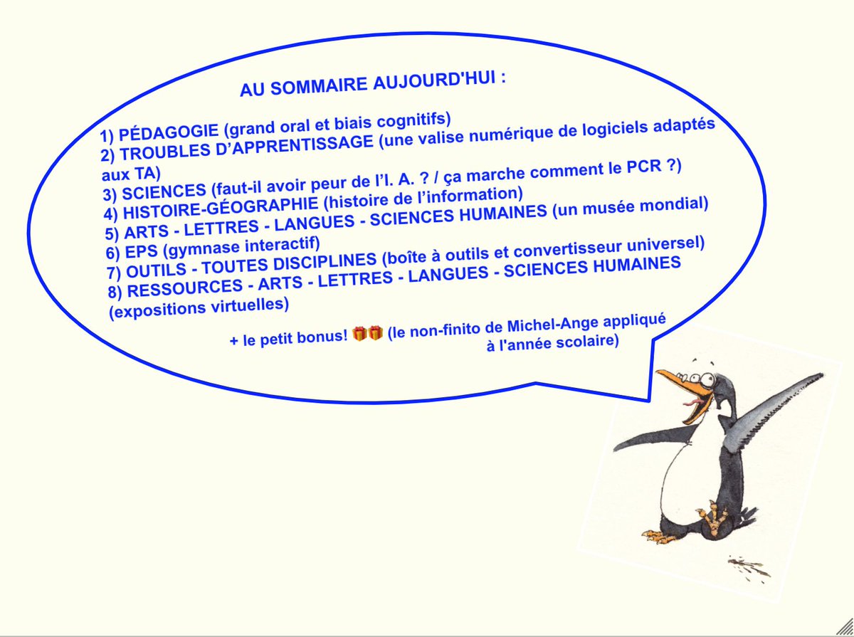 Le nouveau billet d'Alain est en ligne 🐧!
dgxy.link/lebilletdalain 
Malin, Alain!