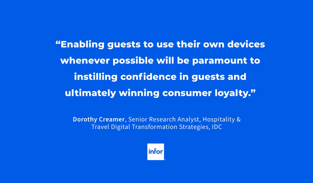 InforPaul's tweet image. Bridge the gap and make the guest experience as seamless as possible find out how @infor are doing this by downloading our free ebook on the link below. 

infor.com/en-gb/resource…