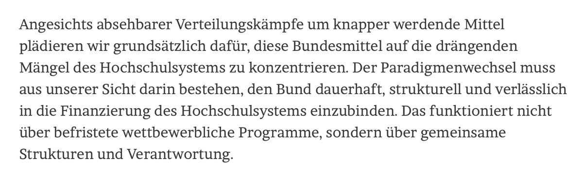 Interessanter Gastbeitrag bei <a href="/JMWiarda/">Jan-Martin Wiarda</a> zur Zukunft der #ExStra. Gefordert wird ein Paradigmenwechsel: Der Bund soll dauerhafte Strukturen statt befristeter wettbewerblicher Programme im Hochschulsystem finanzieren. jmwiarda.de/2021/06/08/gew…