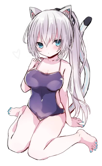 むすめ起きたので投げスク水 