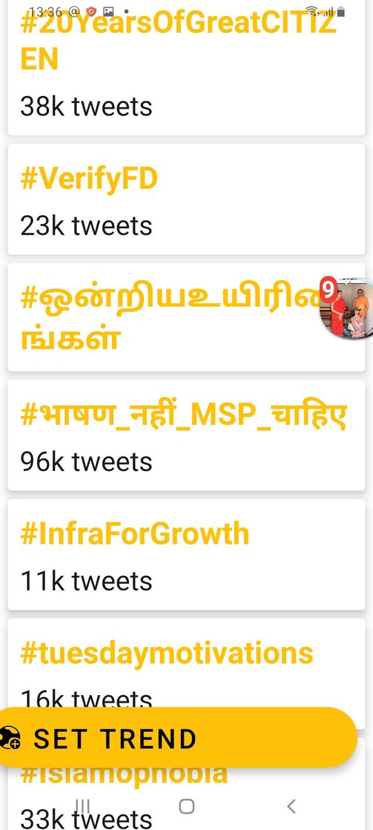 humanist190's tweet photo. #VerifyFD
23 हजार ट्वीट के दाँत अभी भी अपना ट्रेंड 35 नम्बर पर  मैदान में डटा है 
जय हो
@FDikhana
@Shubham_fd https://t.co/w3Tg2NcWam
