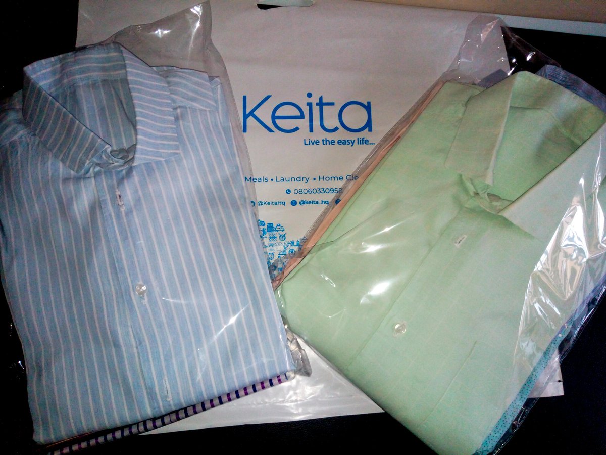KeitaHQ's tweet photo. It doesn't get much better than coming home to a stack of clean laundry folded to perfection.

#LiveTheEasyLife #Keita #Laundry #ProfessionallyDone #Abuja https://t.co/cWUPCirCpb