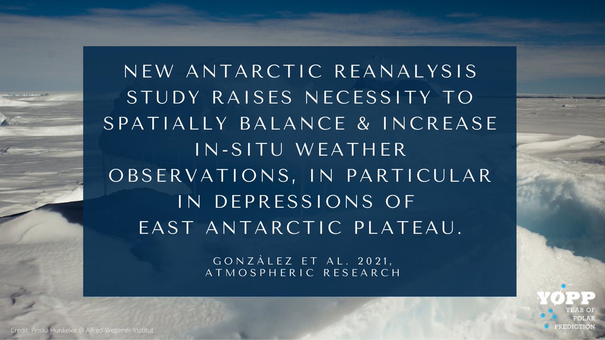 polarprediction's tweet photo. New #reanalysis study by @sergimet et al. @aemet_antartida using also #windsled traverse data (see post below) calls for more small-scale observations over East Antarctic Plateau – find more at https://t.co/qtDbQ9tLQu https://t.co/rc55SVqcIz