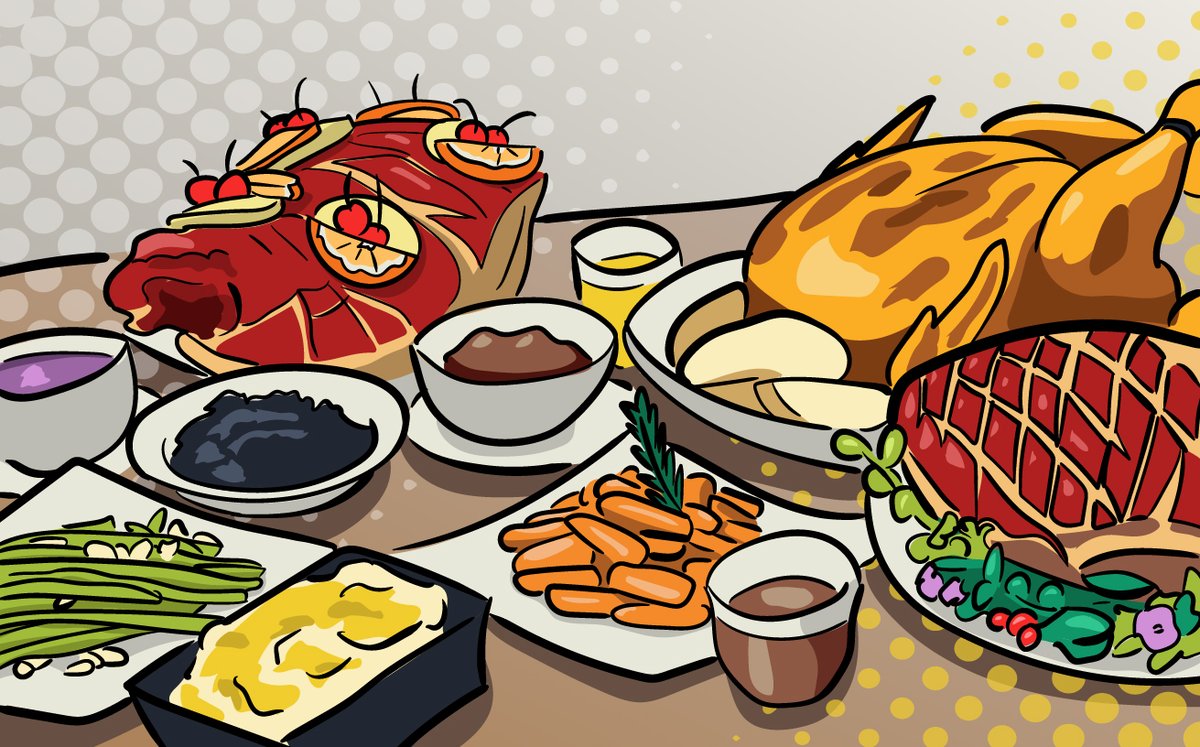 blackstone_c's tweet photo. Are you feeling hungry yet? I finished working on another set of #vectorart #Foodie #illustrations.  If this makes you feel hungry, let me know and I will feel very happy as an artist!

#vector #foodiebeauty #ArtistOnTwitter #artwork #illustration #illustrationart https://t.co/SpX7cBai0T