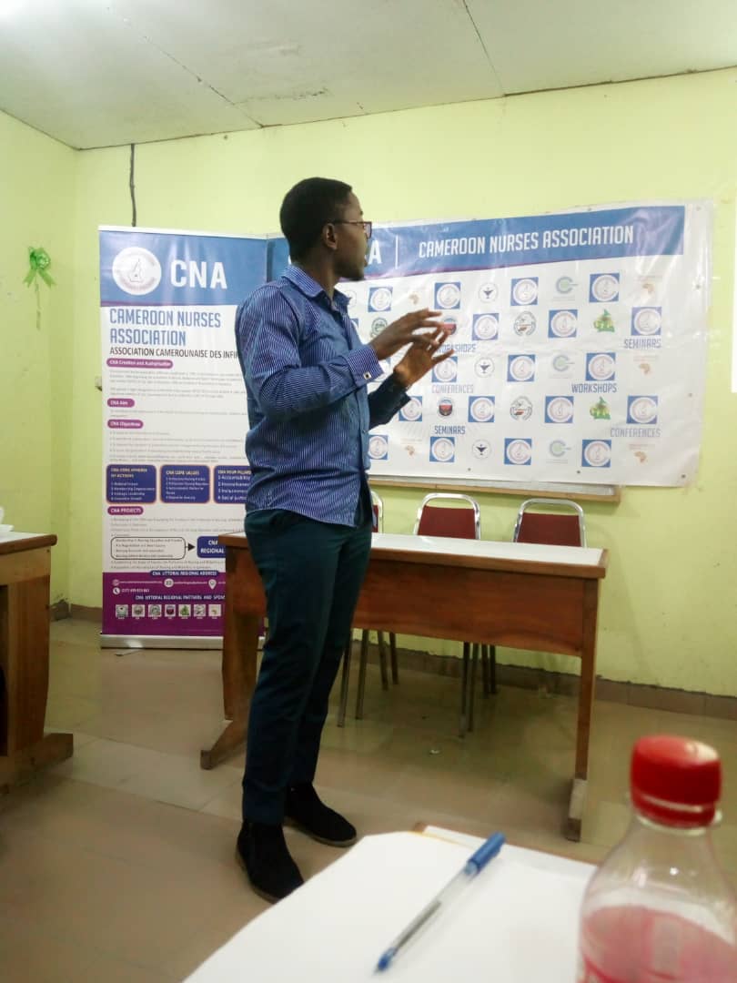kinge_l's tweet photo. Was honored to be invited as a speaker during the Cameroon Nurses Association pre registration course. My presentation was on leadership and management in nursing and other health professions. 

#standardsinhealthcare https://t.co/CIRsNQ6wpS