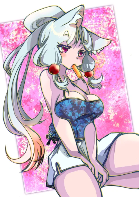 #タコ姉ちゅわちゅわチューズデー

暑さでだらけるねえさま 