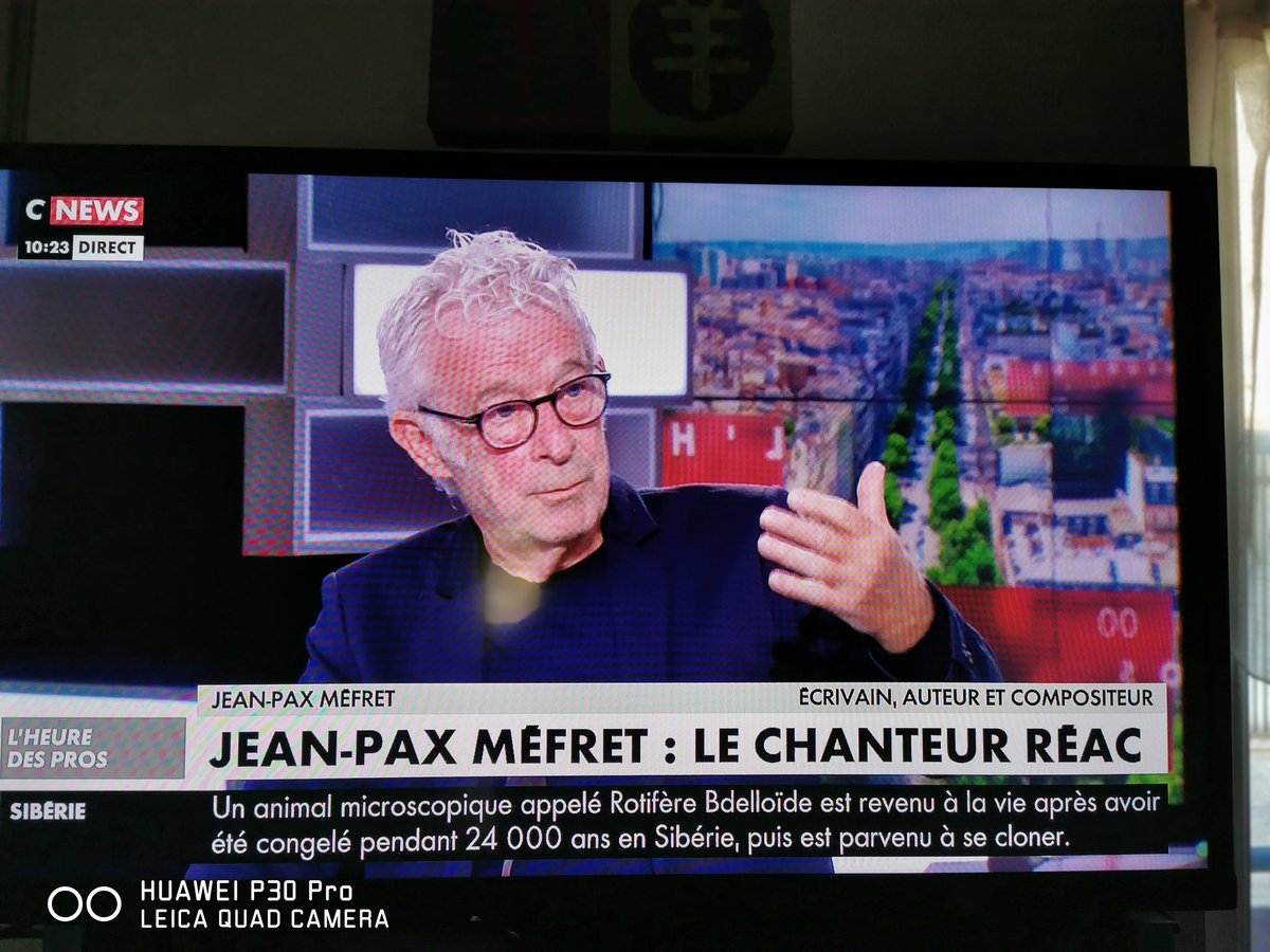 Moment émouvant sur #cnews #jeanpaxmefret invité à #lheuredespros