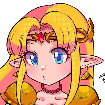 princess zelda 1girl pointy ears jewelry solo earrings blonde hair necklace  illustration images