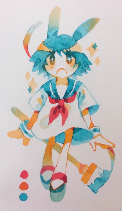3色らくがき 