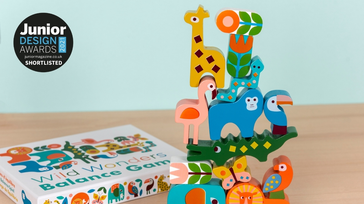 RexLondonTrade's tweet photo. Our first #JuniorDesignAwards shortlisted product is the Wild Wonders balance game https://t.co/zzSiKgytSk

#JDA21 https://t.co/DcnogjvXSx