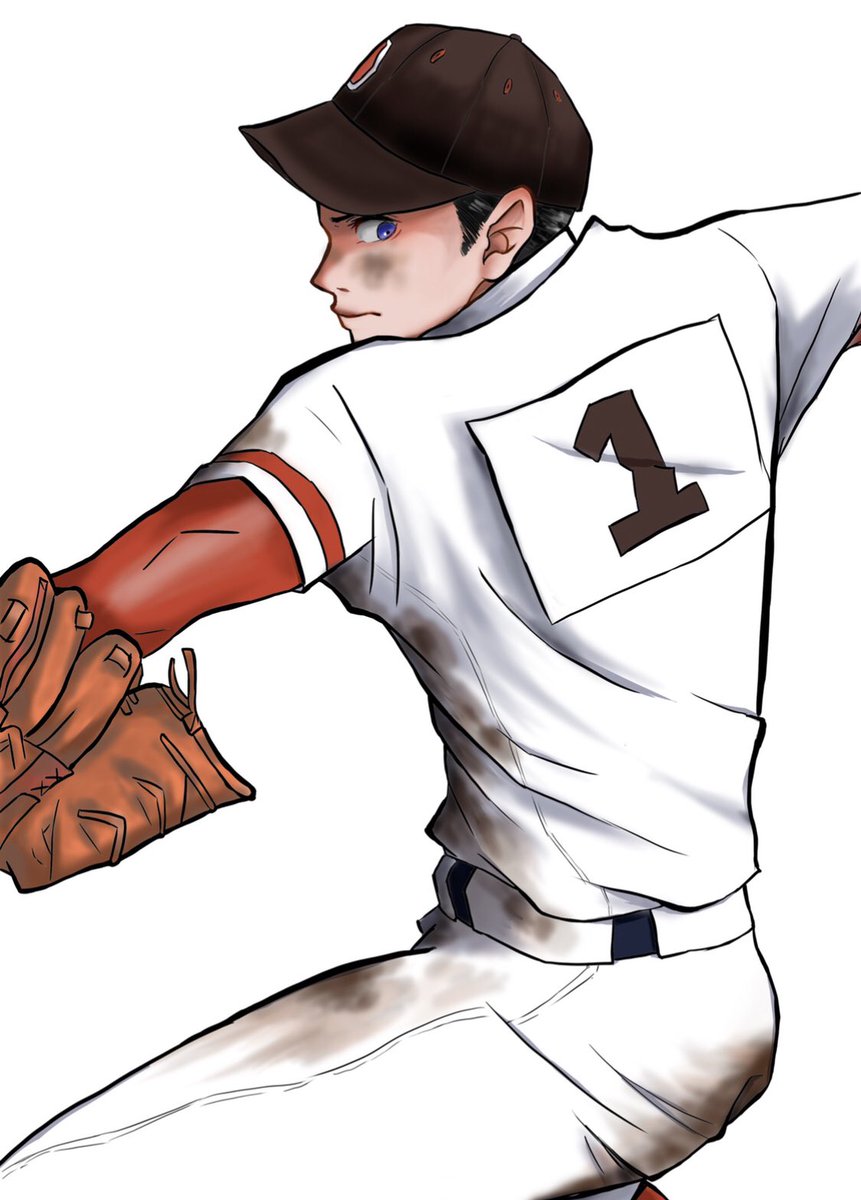 ট ইট র ボクタ 落書き気分で野球少年をかきました イラスト 絵柄が好みって人にフォローされたい