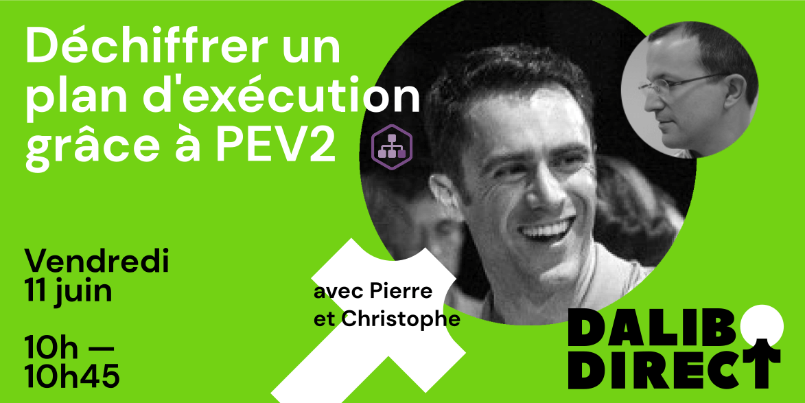 dalibo's tweet photo. J-3 avant le webinaire sur #PEV2, l'outil de visualisation de plan d'exécution ! Inscrivez-vous dès maintenant, pour 40 minutes de démo et d'échanges ! #PostgreSQL #SGBD #openSource #DBA #DaliboLabs #DaliboDirect => https://t.co/VQ46CjImHj https://t.co/cUEPx5RQE4