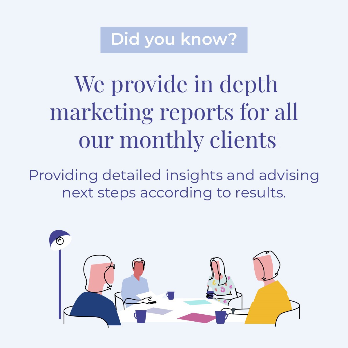 C4Bmedia's tweet photo. One of the benefits of working with a marketing agency is having access to the knowledge and experience of the whole team, as well as receiving in-depth reviews and monthly reports: https://t.co/aS154rlMii

#MarketingAgency #OutsourcedMarketing #AgencyBenefits https://t.co/tq5lGVgLFS