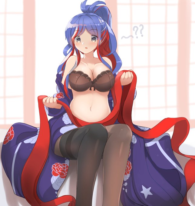 「How do I put this thing on??」

和服が分からないサウスダコタさん 