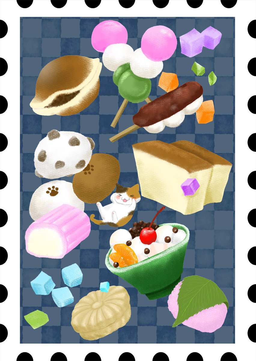 Midori على تويتر ニャンコと美味しい時間シリーズ 美味しそうな食べ物 沢山描きたいです 少しリアル寄りなデフォルメの 可愛いイラスト描きます イラスト Illustration 絵描きさんと繫がりたい イラスト好きさんと繋がりたい