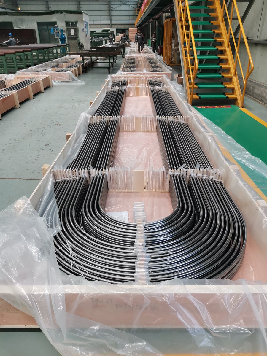 RobinDu10's tweet photo. we offer U bending tubes for #heatexchange equipment for various purposes in #chemical, #lightindustry, #metallurgy, #pharmaceutical, #food, #chemical fiber and other industries.#Ubending https://t.co/8oCAERfkQx