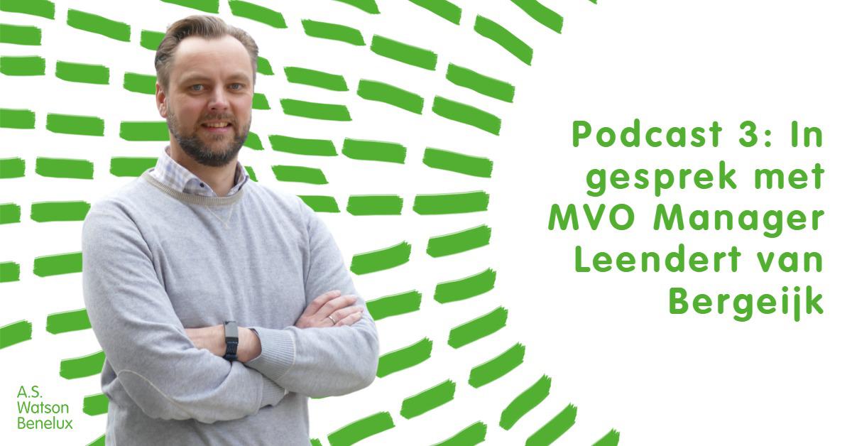 Deel 3 van onze podcast serie staat live! 🤩 Onze Recruitment Specialist Mireille is voor deze derde editie in gesprek gegaan met onze MVO Manager Leendert van Bergeijk. 
Beluister de podcast op Spotify 👉 spoti.fi/3puI8Pf 

#bepartofmore #aswatsonbenelux #aswatson #mvo