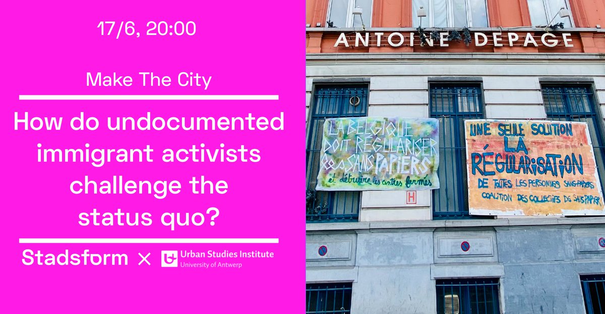 stijnoosterlynck.bsky.social (@stoosterlynck) on Twitter photo 17/6 - How do undocumented immigrant activists challenge status quo? with Gaby Hernandez (Longbeach Immigrant Rights),Marlies Casier (<a href="/GrenzeloosGent/">Gent Zonder Grenzen</a>), <a href="/ThomasSwerts/">Thomas Swerts</a> (<a href="/erasmusuni/">Erasmus University</a>) and <a href="/wjnicholls03/">Walter J. Nicholls</a> (<a href="/UCIrvine/">UC Irvine</a>). Launch <a href="/antipodeonline/">Antipode</a> symposium on Undocumented Immigrant Activism. 17/6 - How do undocumented immigrant activists challenge status quo? with Gaby Hernandez (Longbeach Immigrant Rights),Marlies Casier (<a href="/GrenzeloosGent/">Gent Zonder Grenzen</a>), <a href="/ThomasSwerts/">Thomas Swerts</a> (<a href="/erasmusuni/">Erasmus University</a>) and <a href="/wjnicholls03/">Walter J. Nicholls</a> (<a href="/UCIrvine/">UC Irvine</a>). Launch <a href="/antipodeonline/">Antipode</a> symposium on Undocumented Immigrant Activism.