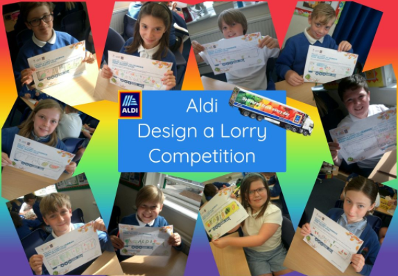 DosbarthE's tweet photo. We are entering the Aldi Design a Lorry Competition ~ here are a selection of our entries.
#getseteatfresh @AldiUK @SychdynSchool https://t.co/Getb1ybmxE