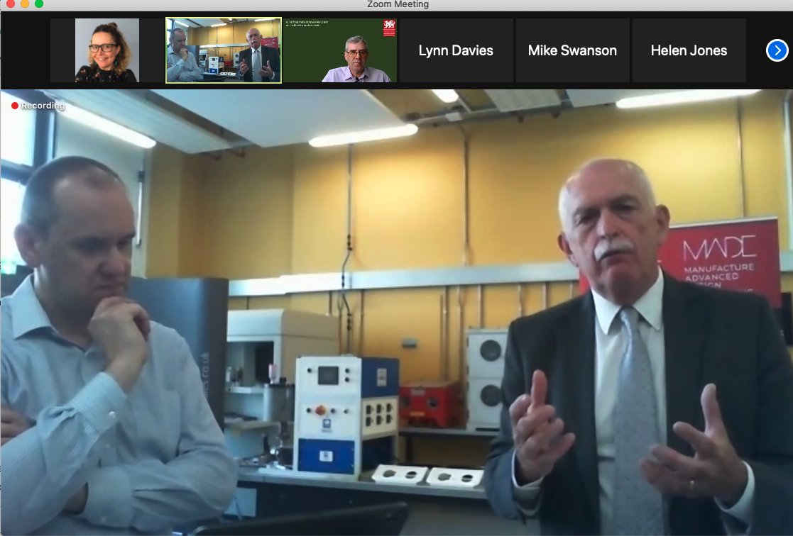 Manufacturing in Wales needs:

Knowledge exchange
Innovation
Supporting new businesses
Creating resilience
Practical, flexible &amp; relevant training

<a href="/BarryLiles/">Barry Liles OBE</a> and @graham_howe sharing their thoughts this morning at the MADE Cymru &amp; <a href="/UWTSD/">University of Wales Trinity Saint David</a> Industry Summit

#EUfundscymru