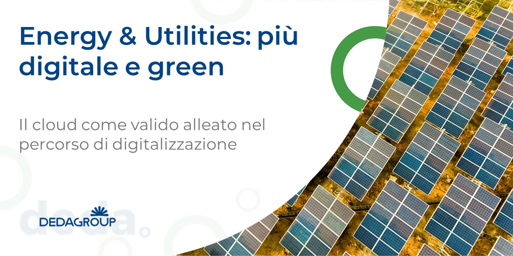 Lo sviluppo digitale del settore Energy&amp;Utilities è chiave per la crescita del Paese. Una sfida che trova nel cloud un valido alleato e digital enabler. Sicurezza, governo dei dati e flessibilità sono per Deda Cloud elementi abilitanti di questo processo.
bit.ly/3wJ6uXV