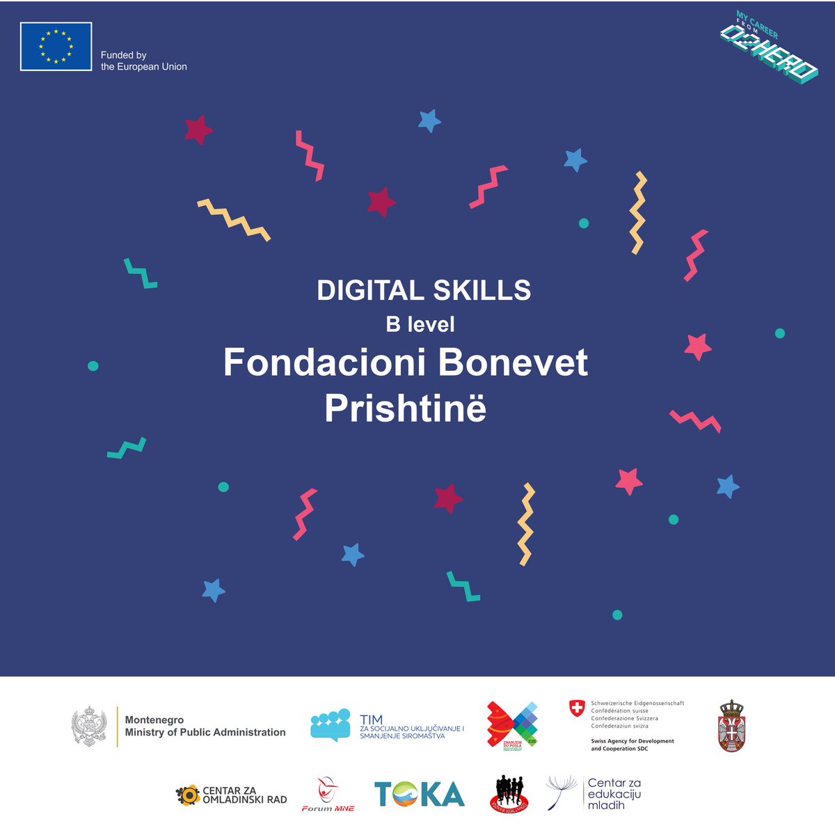 BONEVET në bashkëpunim me TOKA njoftojnë implemetimin e modelit "të gjitha në një vend”, i cili ka për qëllim punësimin e të rinjëve NEET (të rinjë të pa përfshirë në edukim, punësim apo trajnim), pjesë e projektit “Karriera ime nga Zero në Hero” të mbështetur nga BE.