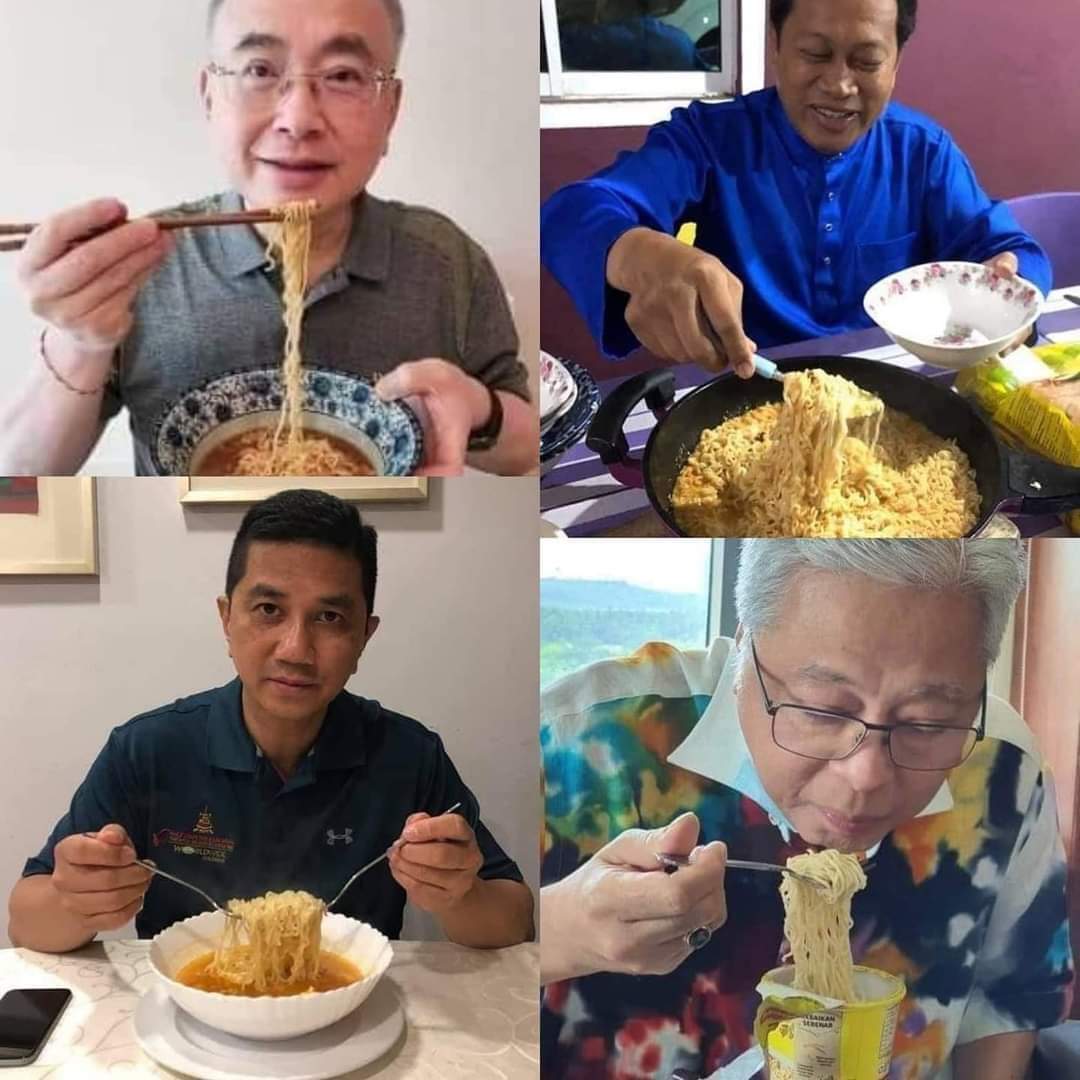 Makan maggi azmin Makan Maggi