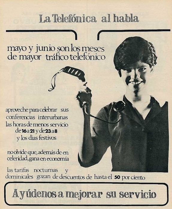 emirodmen's tweet photo. Años antes de lo de poner la lavadora a la 12 de la noche 🔌💵

Anuncio de "la @Telefonica"  en 1966 📞 https://t.co/2bf83J0eap